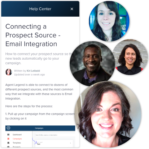 Headshots of various customer service professionals