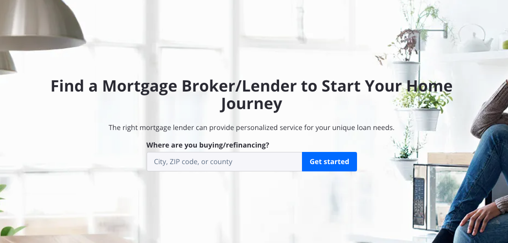 Zillow for mortgage brokers