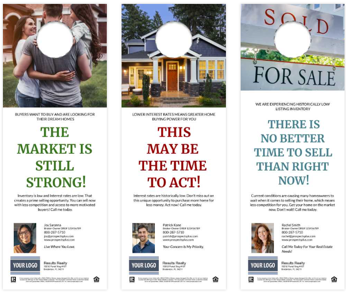 Sample door hangers from ProspectsPLUS! 