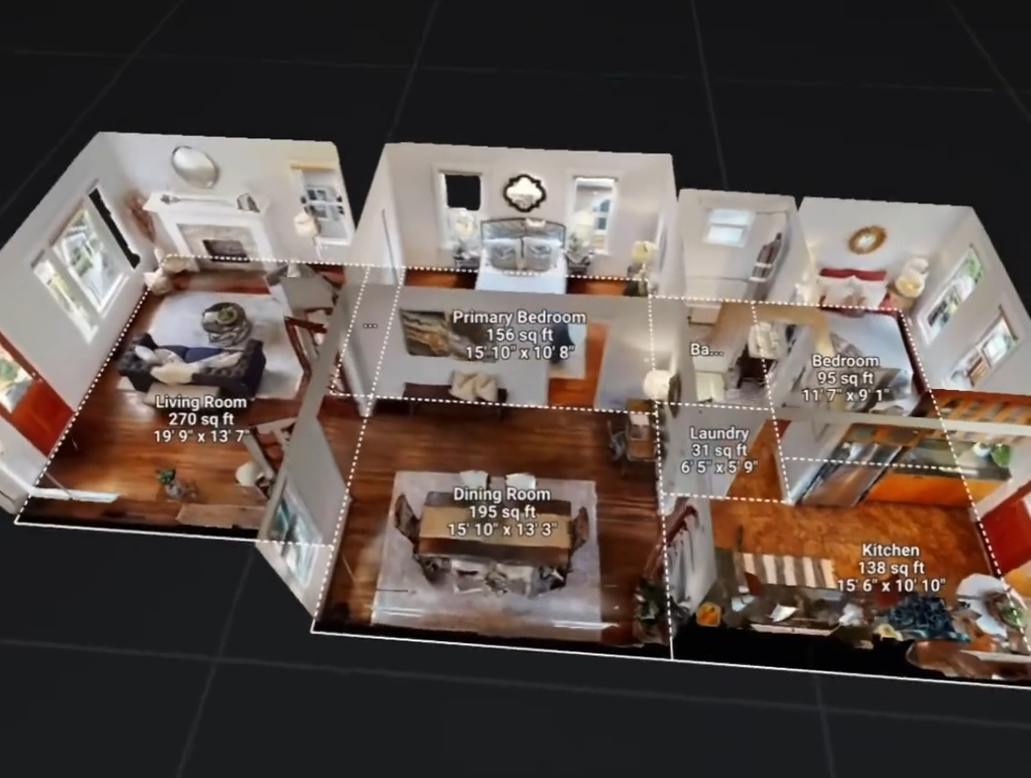 Example of a 3D virtual property tour